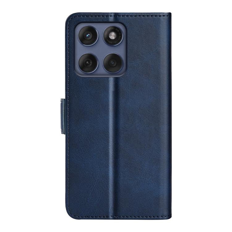 For Motorola Edge 60 Fusion Dual-side Magnetic Buckle Horizontal Flip Leather Phone Case