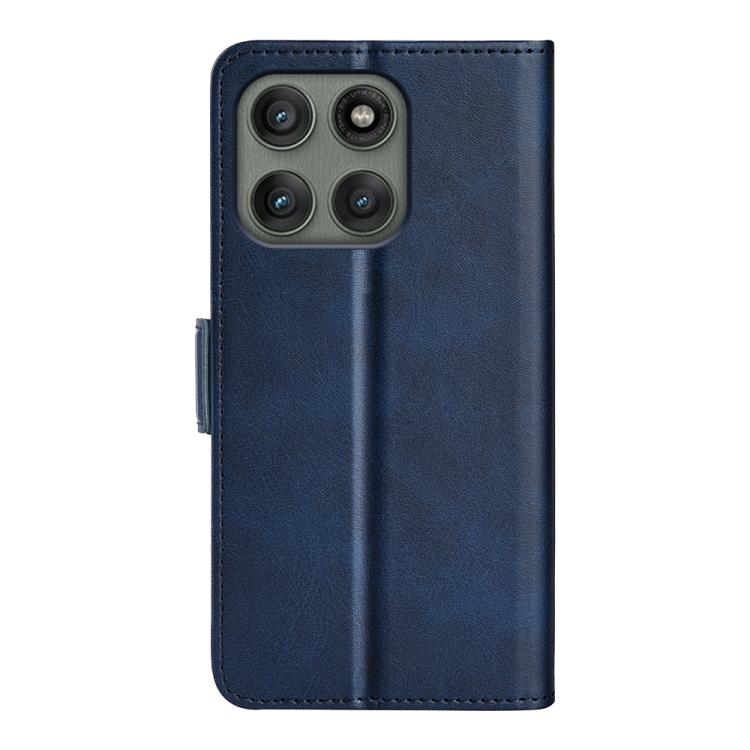 For Motorola Edge 60 Pro Dual-side Magnetic Buckle Horizontal Flip Leather Phone Case