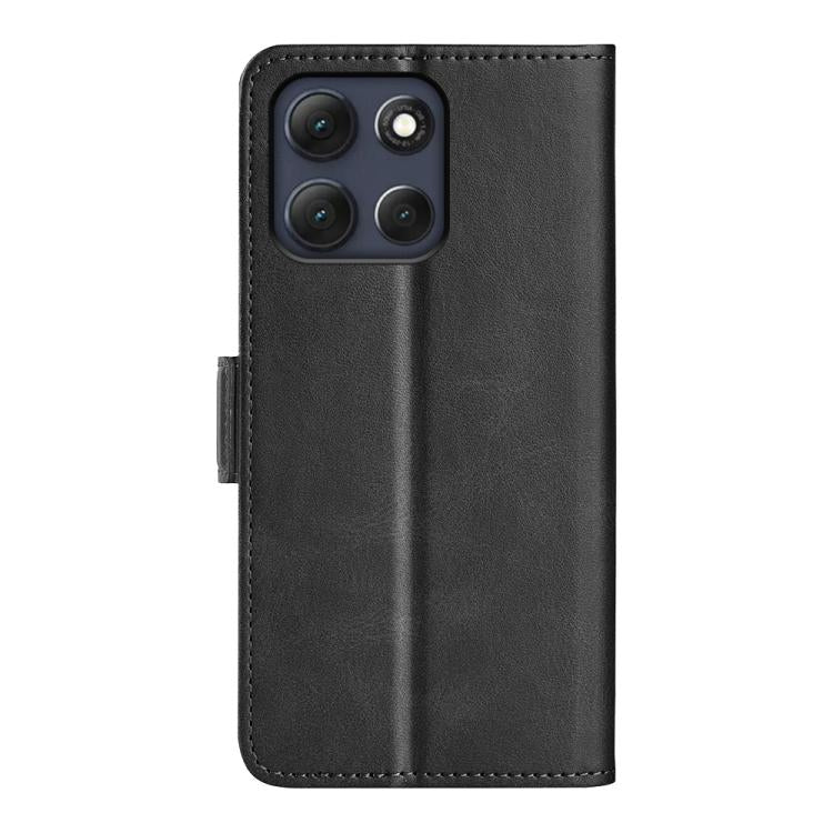 For Motorola Moto G86 5G Dual-side Magnetic Buckle Horizontal Flip Leather Phone Case