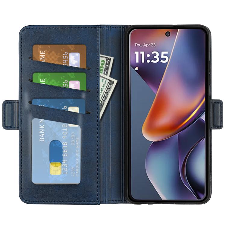 For Motorola Moto G 5G 2026 Dual-side Magnetic Buckle Horizontal Flip Leather Phone Case