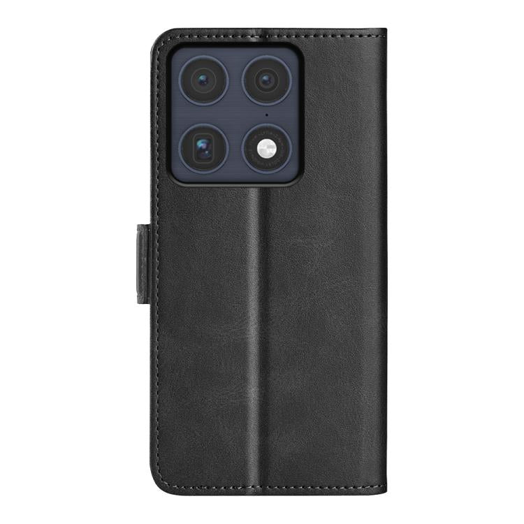 For Motorola Signature 5G Dual-side Magnetic Buckle Horizontal Flip Leather Phone Case