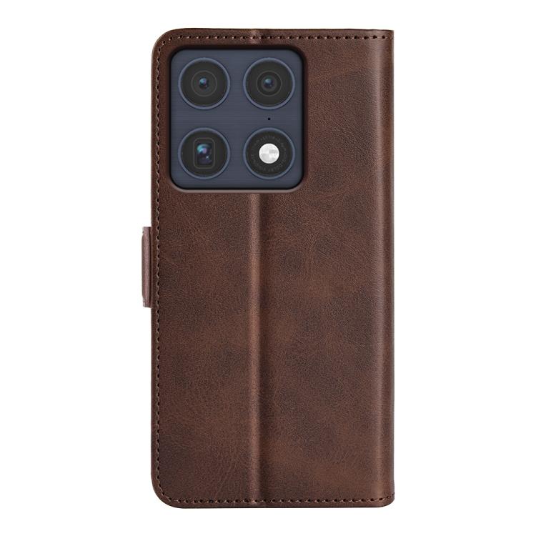 For Motorola Signature 5G Dual-side Magnetic Buckle Horizontal Flip Leather Phone Case