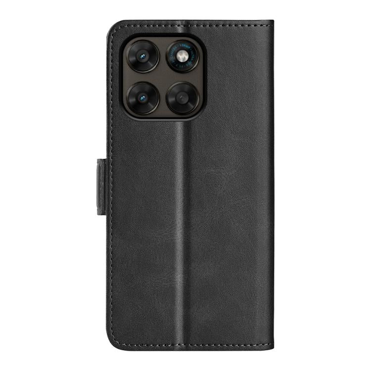 For Motorola Moto G77 / G67 5G Dual-side Magnetic Buckle Horizontal Flip Leather Phone Case