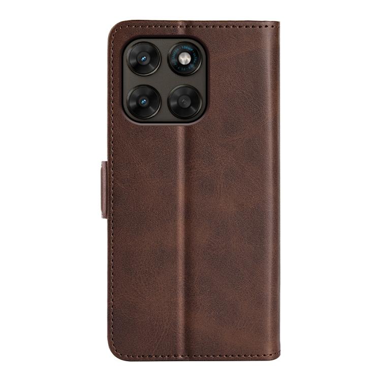 For Motorola Moto G77 / G67 5G Dual-side Magnetic Buckle Horizontal Flip Leather Phone Case