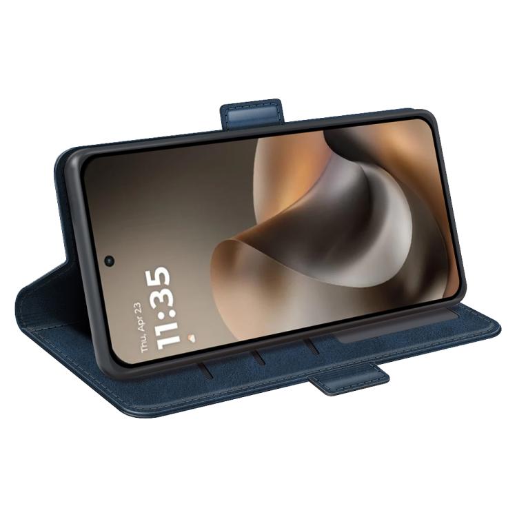 For Motorola Moto G77 / G67 5G Dual-side Magnetic Buckle Horizontal Flip Leather Phone Case