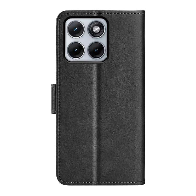 For Motorola Edge 70 Fusion 5G Dual-side Magnetic Buckle Horizontal Flip Leather Phone Case