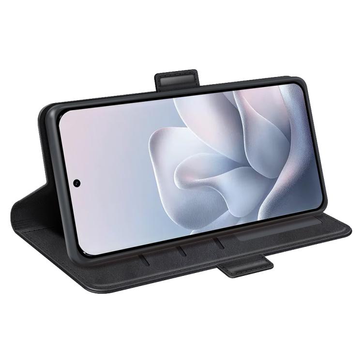 For Motorola Edge 70 Fusion 5G Dual-side Magnetic Buckle Horizontal Flip Leather Phone Case