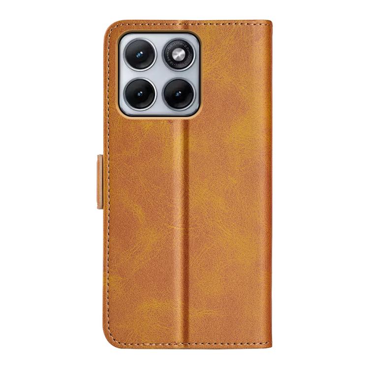 For Motorola Edge 70 Fusion 5G Dual-side Magnetic Buckle Horizontal Flip Leather Phone Case