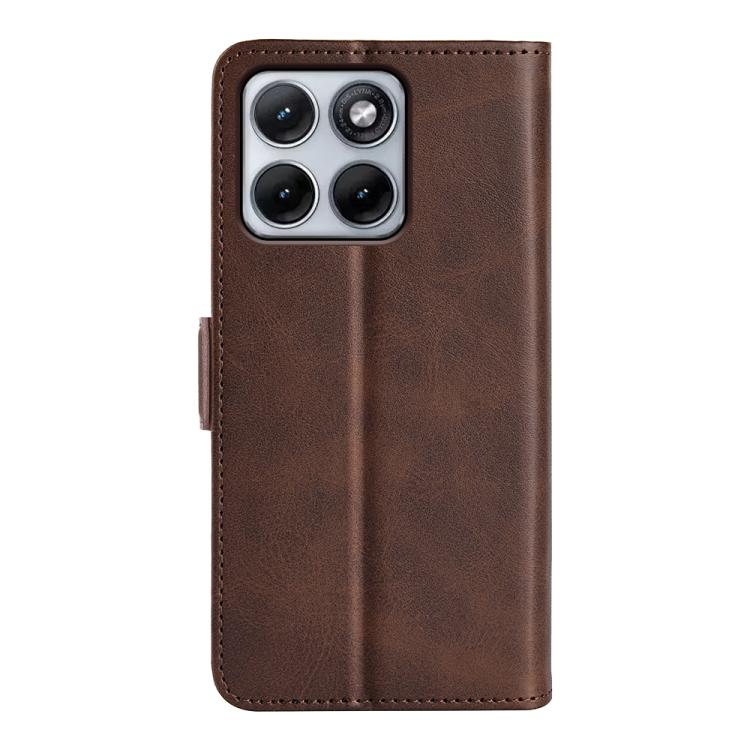 For Motorola Edge 70 Fusion 5G Dual-side Magnetic Buckle Horizontal Flip Leather Phone Case