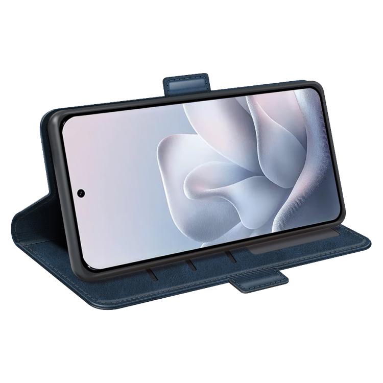 For Motorola Edge 70 Fusion 5G Dual-side Magnetic Buckle Horizontal Flip Leather Phone Case