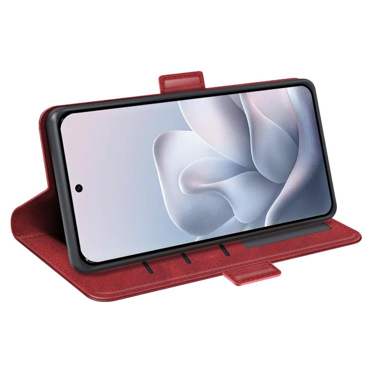 For Motorola Edge 70 Fusion 5G Dual-side Magnetic Buckle Horizontal Flip Leather Phone Case