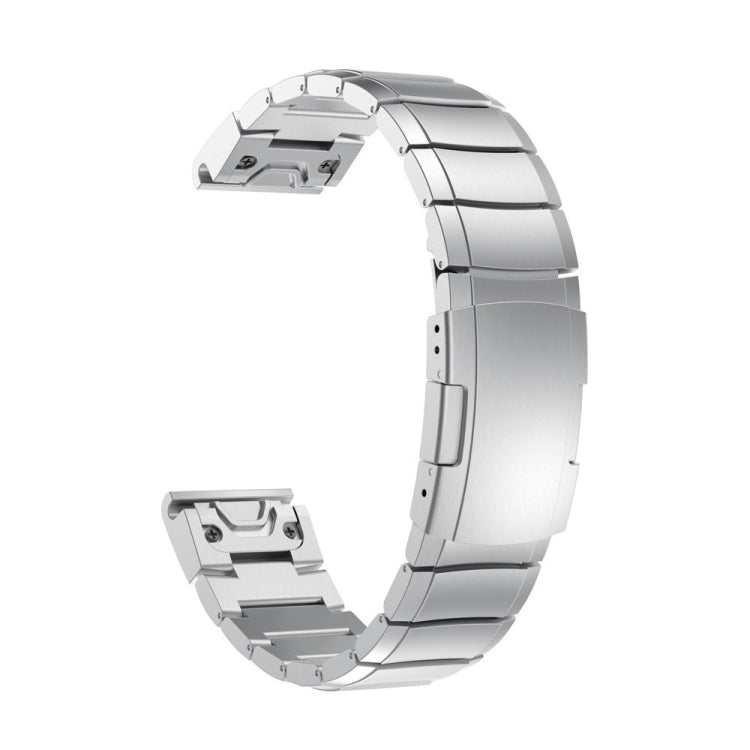 For Garmin Fenix 8 AMOLED 51mm Titanium Alloy Quick Release 26mm Watch Band