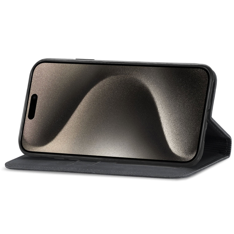 For iPhone 16 Pro Retro Skin Feel Magnetic Leather Phone Case