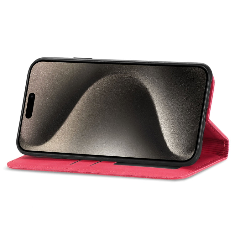For iPhone 16 Pro Retro Skin Feel Magnetic Leather Phone Case