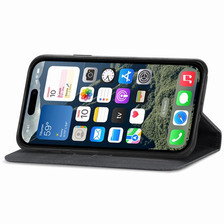 For iPhone 17e / 16e Retro Skin Feel Magnetic Leather Phone Case