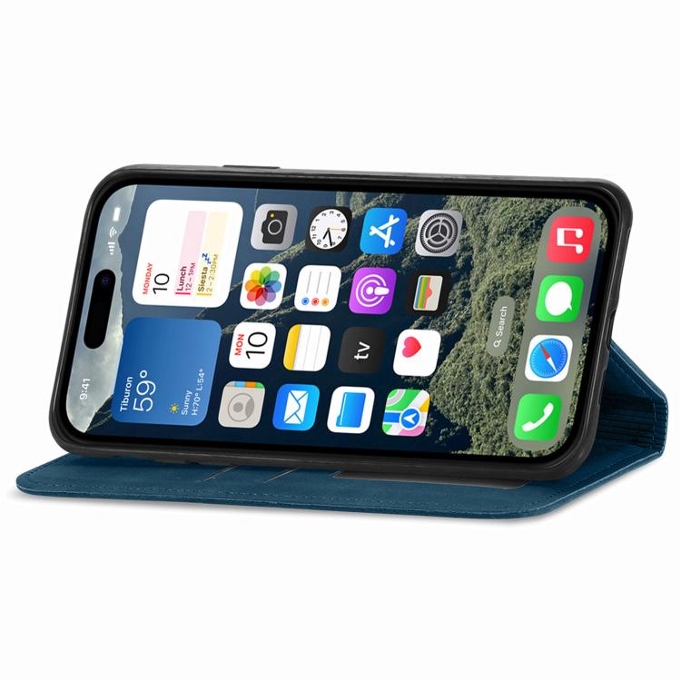 For iPhone 17e / 16e Retro Skin Feel Magnetic Leather Phone Case