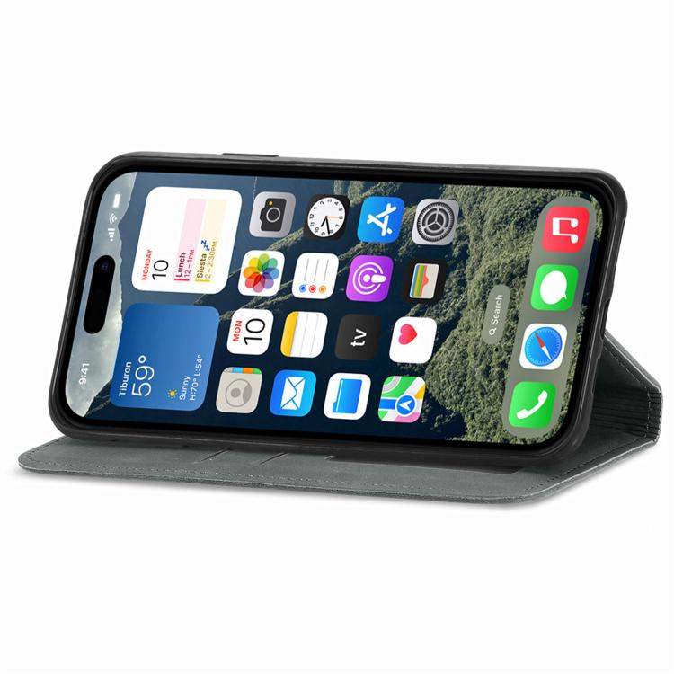 For iPhone 17e / 16e Retro Skin Feel Magnetic Leather Phone Case