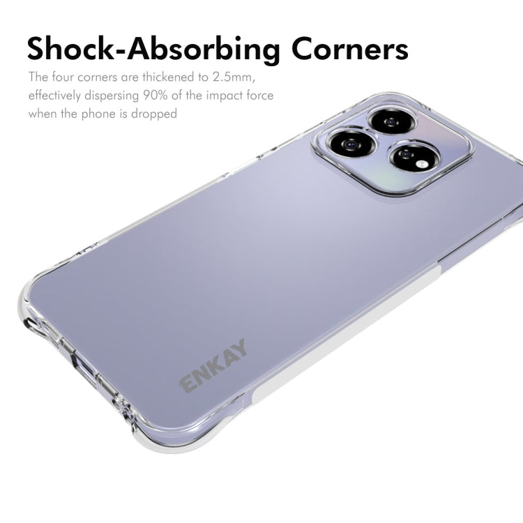 For ZTE Axon 60 4G ENKAY Hat-Prince Transparent TPU Shockproof Phone Case