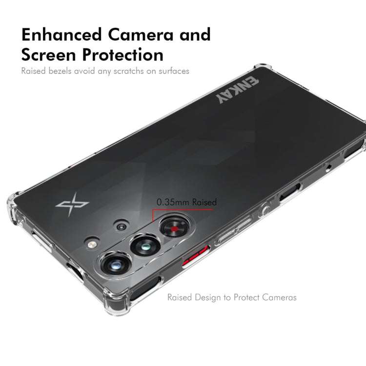 For ZTE Nubia RedMagic 10 Pro ENKAY Hat-Prince Transparent TPU Shockproof Phone Case