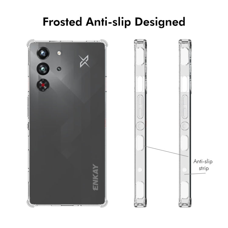 For ZTE Nubia RedMagic 10 Pro ENKAY Hat-Prince Transparent TPU Shockproof Phone Case