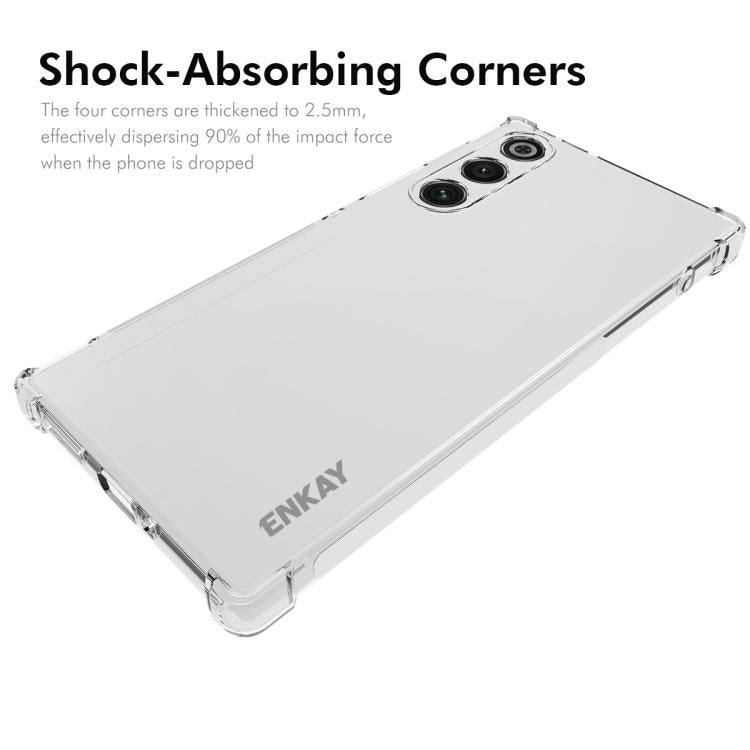 For ZTE Nubia RedMagic 10 Air ENKAY Hat-Prince Transparent TPU Shockproof Phone Case