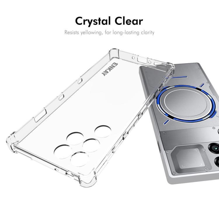 For ZTE Nubia RedMagic 11 Pro / 11 Pro+ ENKAY Hat-Prince Transparent TPU Shockproof Phone Case
