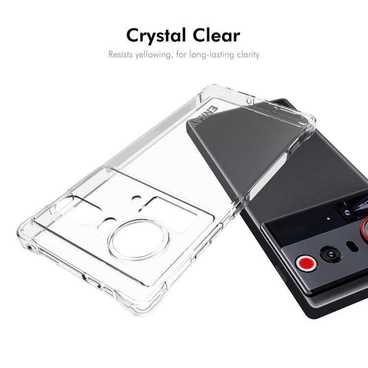 For ZTE Nubia Z80 Ultra ENKAY Hat-Prince Transparent TPU Shockproof Phone Case