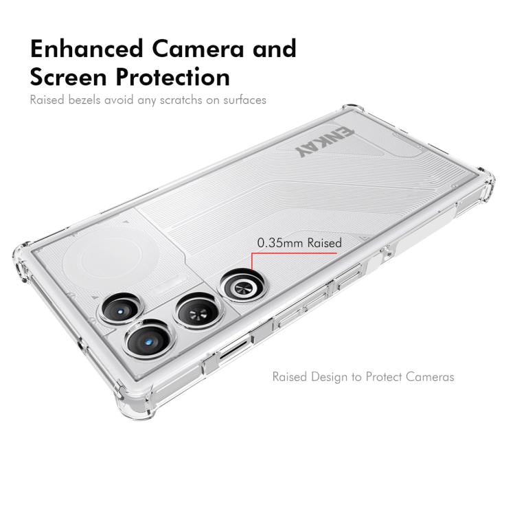 For ZTE Nubia RedMagic 11 Air 5G ENKAY Hat-Prince Transparent TPU Shockproof Phone Case
