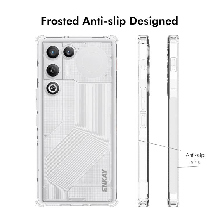 For ZTE Nubia RedMagic 11 Air 5G ENKAY Hat-Prince Transparent TPU Shockproof Phone Case