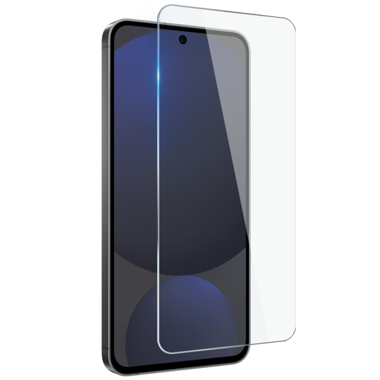 For Galaxy S24 FE 5G NORTHJO Transparent TPU Phone Case with Tempered Glass Film - Transparent