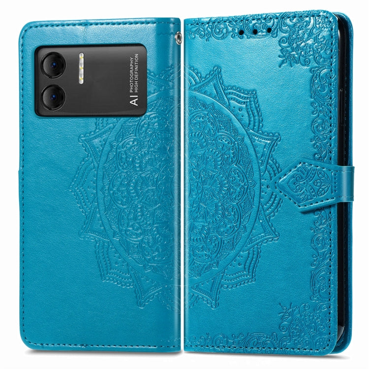 For DOOGEE X98 Pro / X98 Mandala Flower Embossed Leather Phone Case
