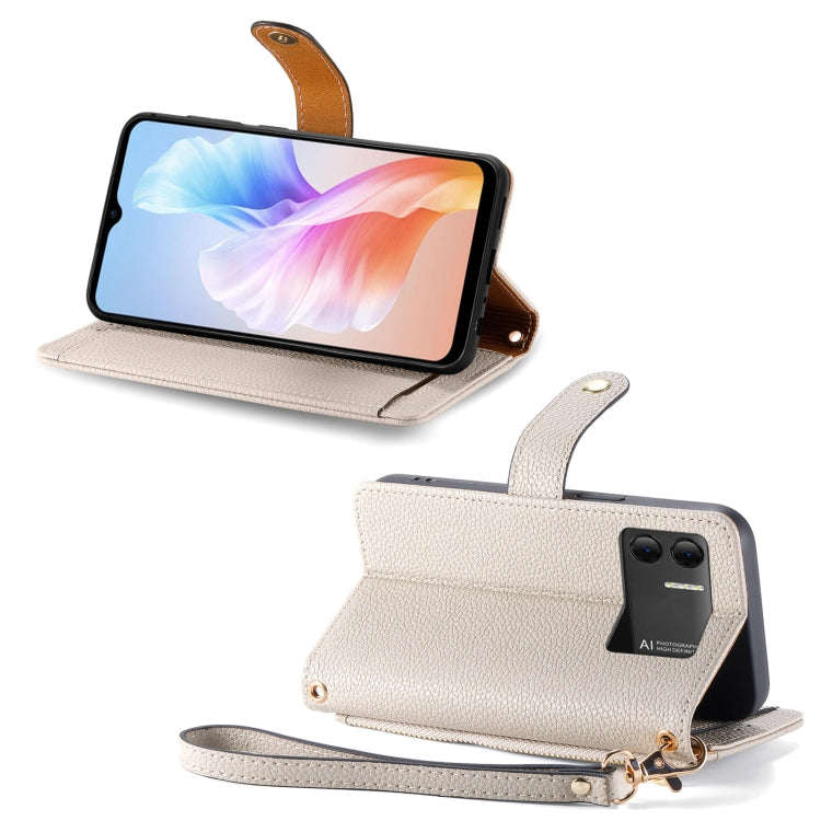 For DOOGEE X98 Pro / X98 Love Zipper Lanyard Leather Phone Case