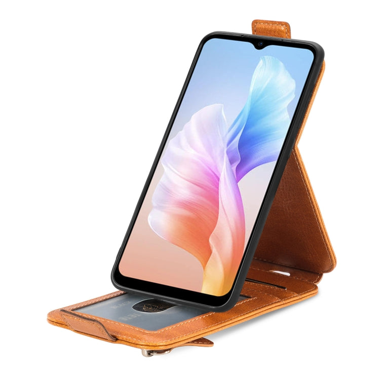 For DOOGEE X98 Pro / X98 Zipper Wallet Vertical Flip Leather Phone Case