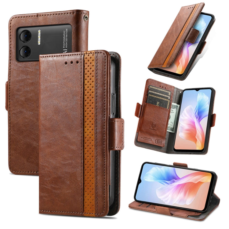 For DOOGEE X98 Pro / X98 CaseNeo Splicing Dual Magnetic Buckle Leather Phone Case