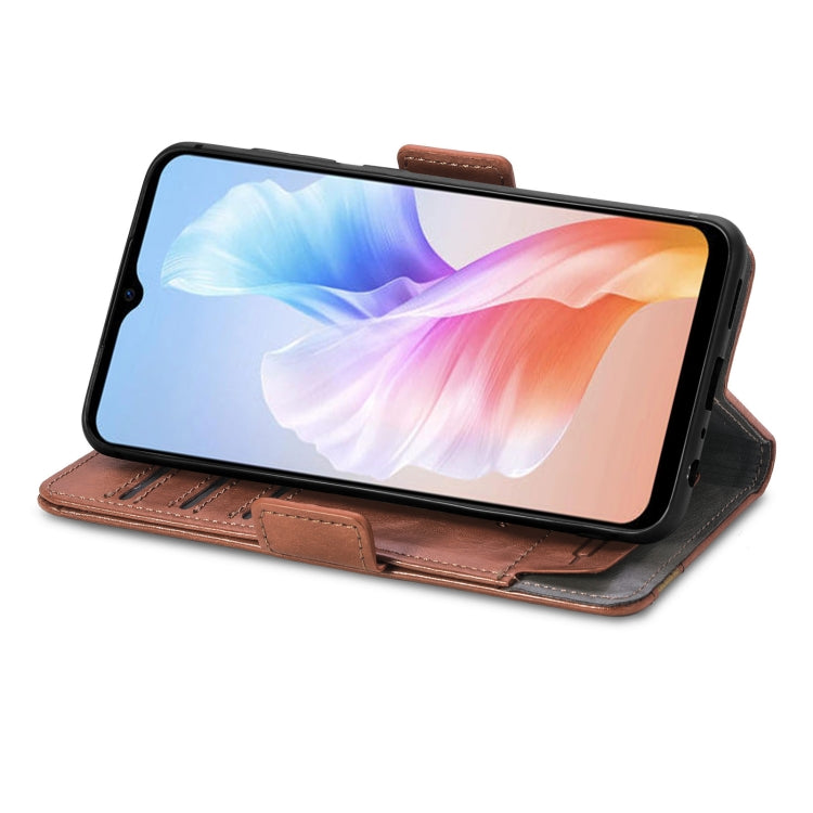 For DOOGEE X98 Pro / X98 CaseNeo Splicing Dual Magnetic Buckle Leather Phone Case