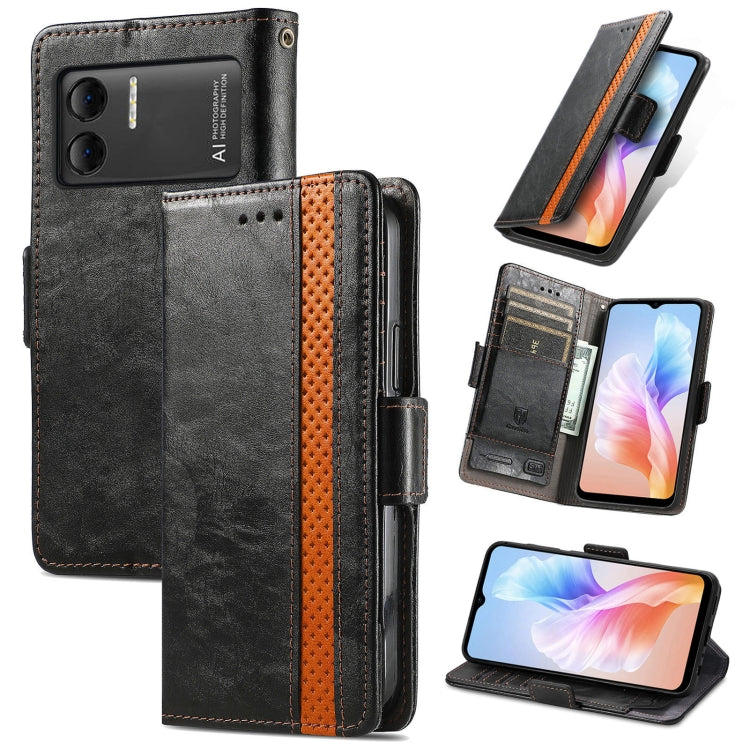 For DOOGEE X98 Pro / X98 CaseNeo Splicing Dual Magnetic Buckle Leather Phone Case