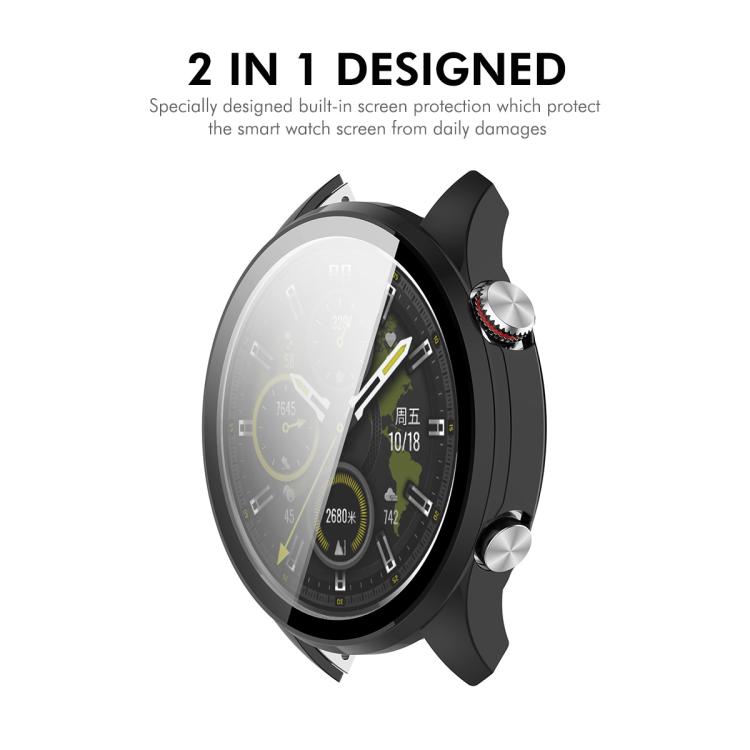 For Honor Watch 5 Pro ENKAY Hat-Prince Full Coverage Tempered Glass Film Integrated PC Watch Cover
