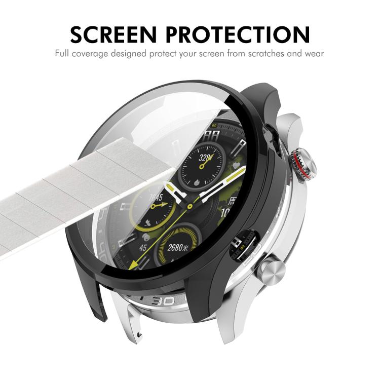 For Honor Watch 5 Pro ENKAY Hat-Prince Full Coverage Tempered Glass Film Integrated PC Watch Cover