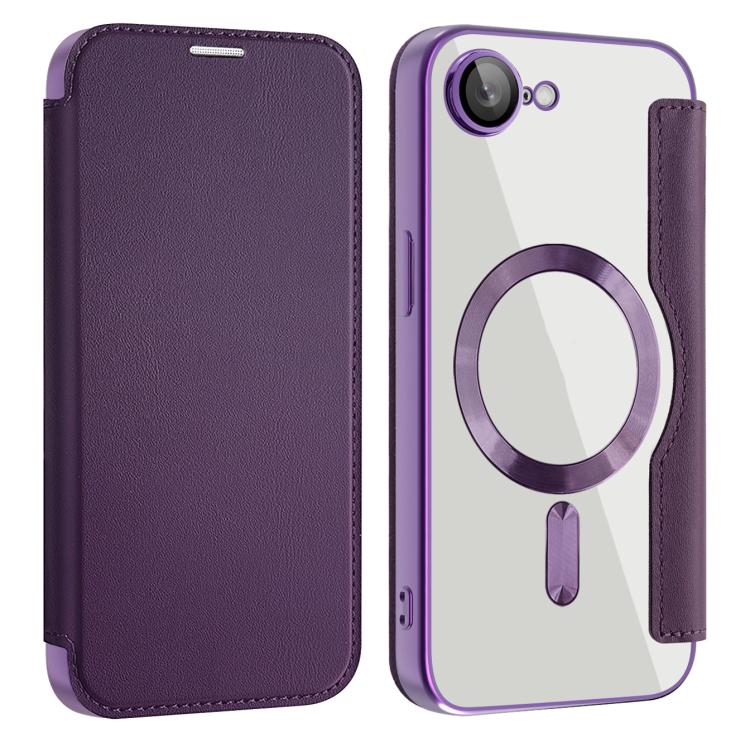 For iPhone 17e / 16e Shield MagSafe RFID Anti-theft Leather Phone Case