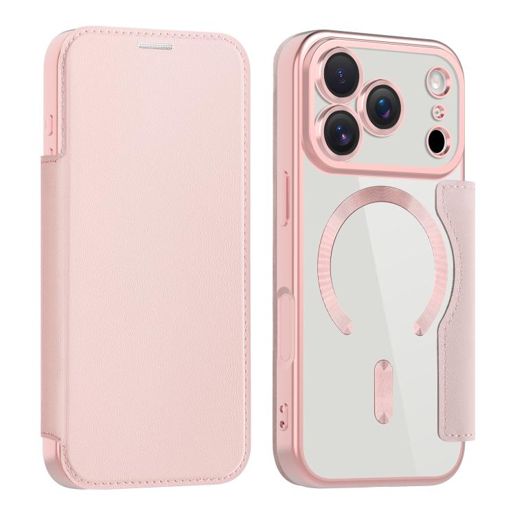 For iPhone 17 Pro Shield MagSafe RFID Anti-theft Leather Phone Case