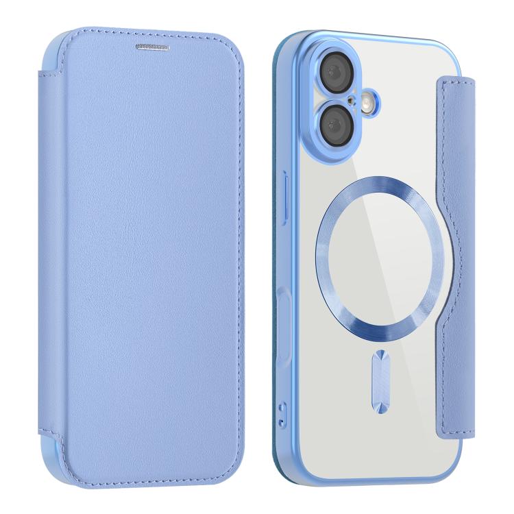 For iPhone 17 Shield MagSafe RFID Anti-theft Leather Phone Case