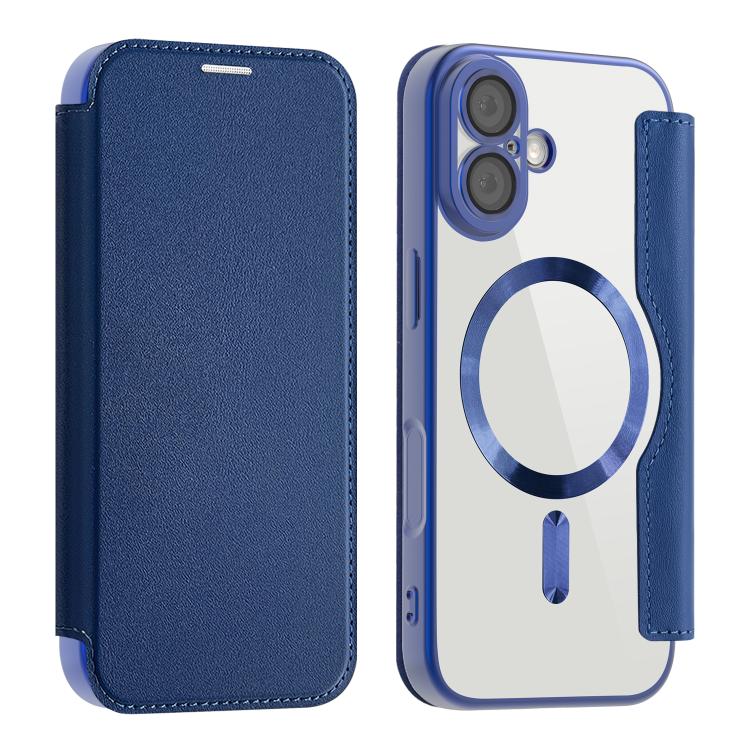 For iPhone 17 Shield MagSafe RFID Anti-theft Leather Phone Case