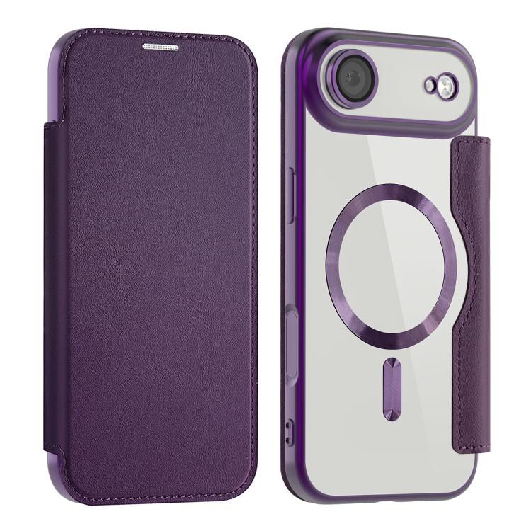 For iPhone Air Shield MagSafe RFID Anti-theft Leather Phone Case