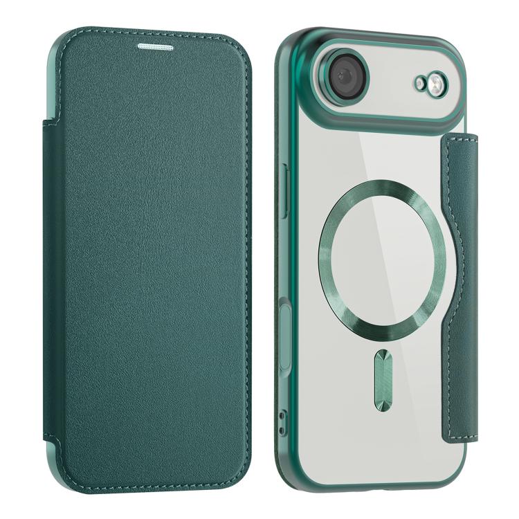 For iPhone Air Shield MagSafe RFID Anti-theft Leather Phone Case