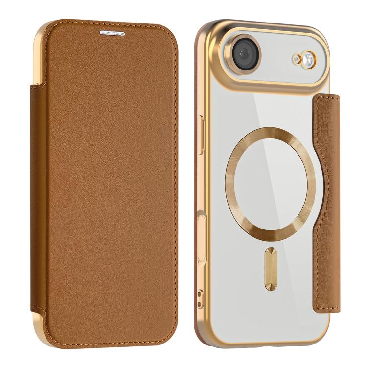 For iPhone Air Shield MagSafe RFID Anti-theft Leather Phone Case