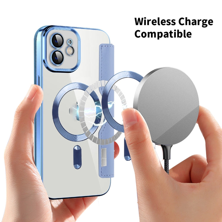 For iPhone 16 Plus Shield Magsafe RFID Anti-theft Rhombus Leather Phone Case