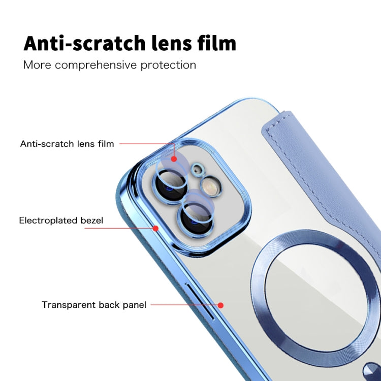 For iPhone 16 Plus Shield Magsafe RFID Anti-theft Rhombus Leather Phone Case
