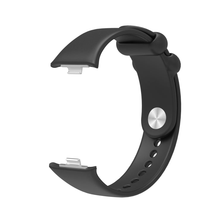 For Xiaomi Mi Band 8 Pro Solid Color Reverse Buckle Silicone Watch Band