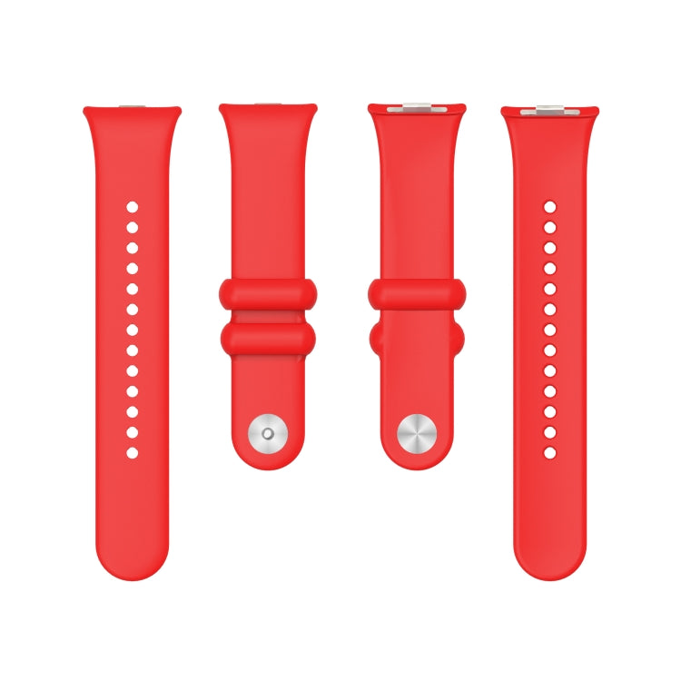 For Xiaomi Mi Band 8 Pro Solid Color Reverse Buckle Silicone Watch Band
