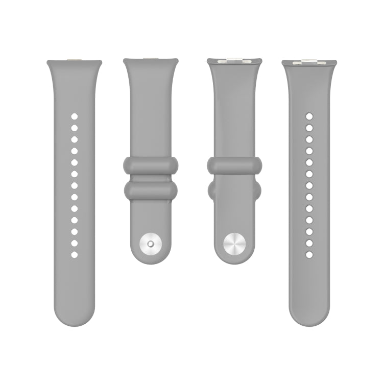 For Xiaomi Mi Band 8 Pro Solid Color Reverse Buckle Silicone Watch Band